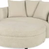 Alma Chair and Ottoman Set -Cali Taupe