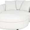 Alma Chair and Ottoman Set -Cali Snow