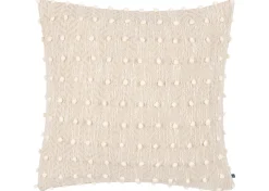 Aniel Cotton Pillow 20x20 Sand/Ivory