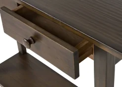Anmoore Reclaimed Wood Storage Console Table
