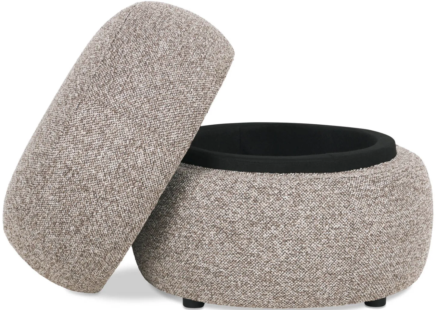 Anora Storage Ottoman -Haze Latte