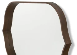 Ashern Wall Mirror Walnut