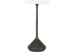 Banks Recycled Metal Accent Table -Bronze
