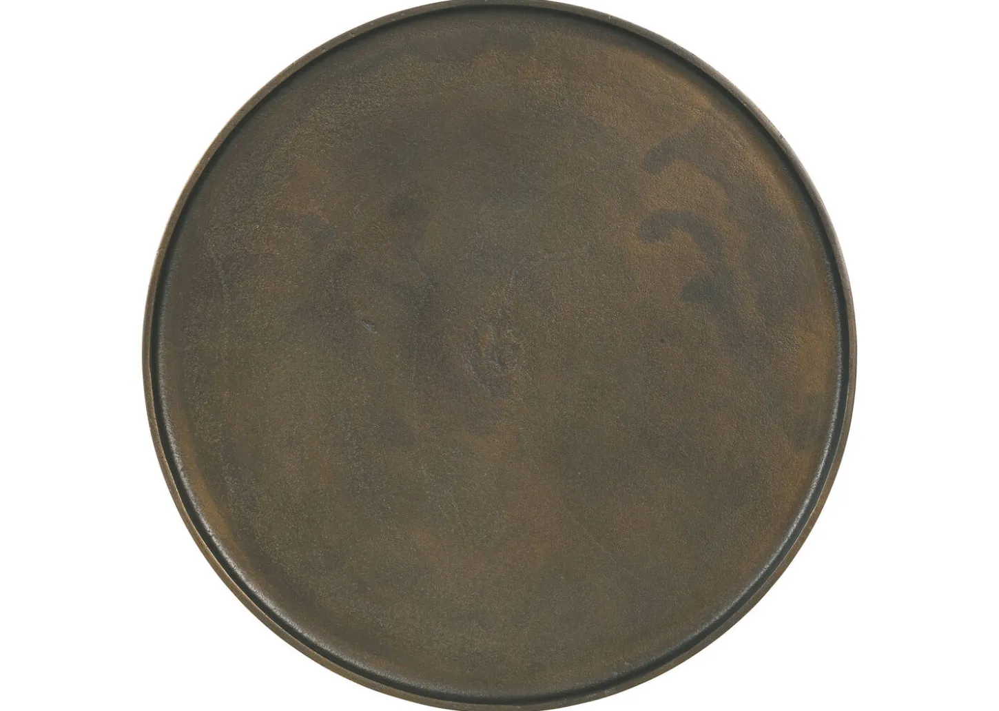 Bautista Recycled Metal Accent Table 16" -Bronze