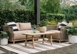 Belize Outdoor Loveseat -Sand
