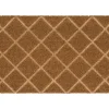 Bordered Diamond Doormat Natural