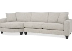 Bronx Round Sofa Chaise LCF -Fairfax Almond