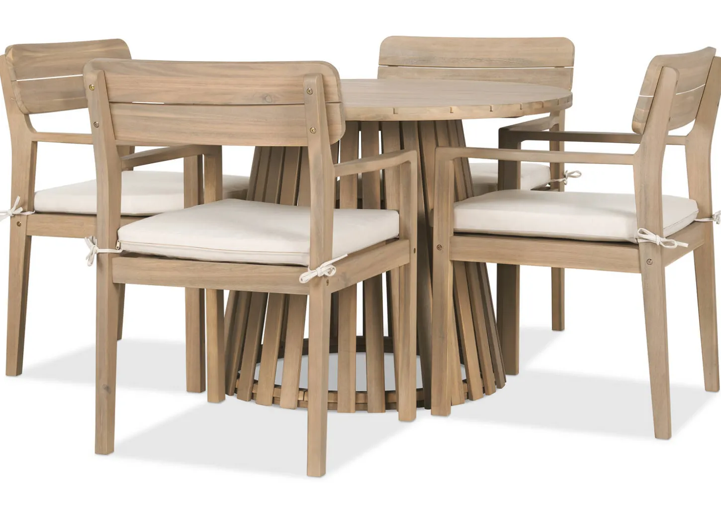 Cabrie 42 Round Outdoor Table -Natural