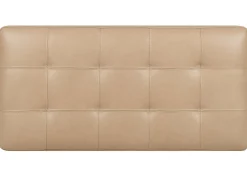Carson Leather Ottoman