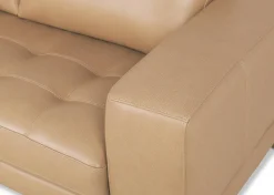 Carson Leather Sofa Chaise