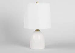 Chance Table Lamp Short White