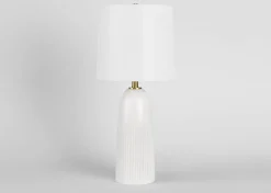 Chance Table Lamp Tall White