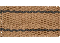 Coastal Stripe Rope Doormat Nat/Grey