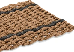 Coastal Stripe Rope Doormat Nat/Grey