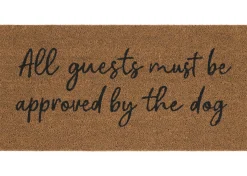 Dog Must Approve Doormat Natural