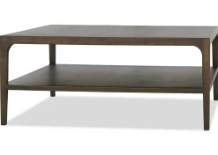 Dundas Reclaimed Wood Square Coffee Table -Hughes Umber