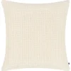 Edgell Cotton Waffle Pillow 20x20 Ivory
