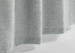 Essie Curtain Panel 96" Lt. Grey/Ivory