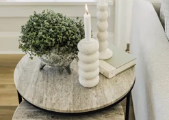 Gael Recycled Metal Nesting Table Set