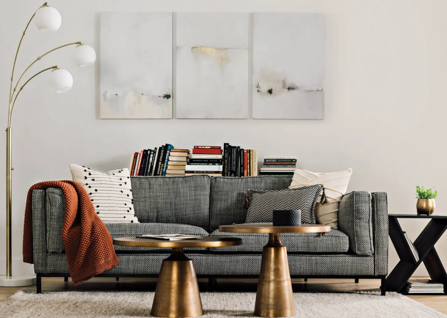 Gershwin Recycled Metal Round Coffee Table