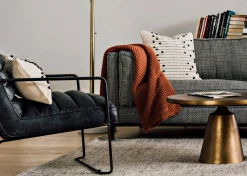 Gershwin Recycled Metal Round Coffee Table