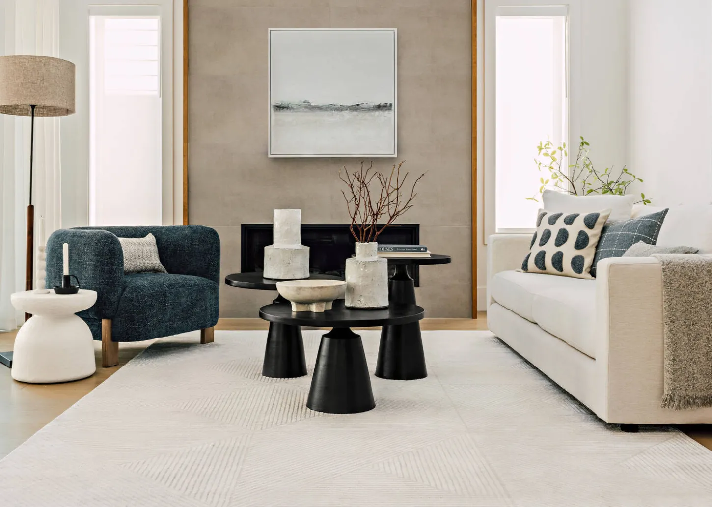 Gershwin Recycled Metal Round Coffee Table