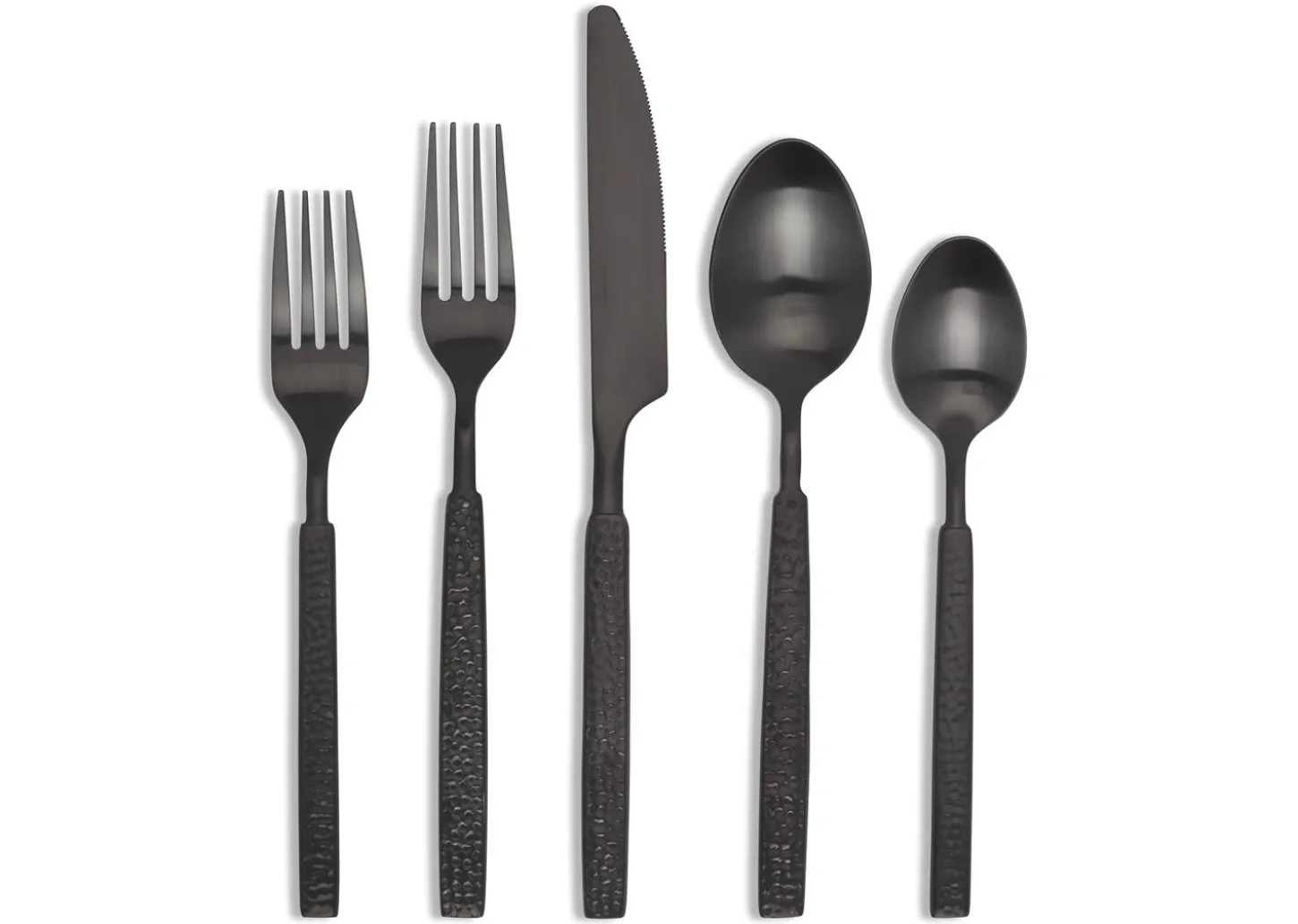 Hammered 5-Piece Cutlery Set