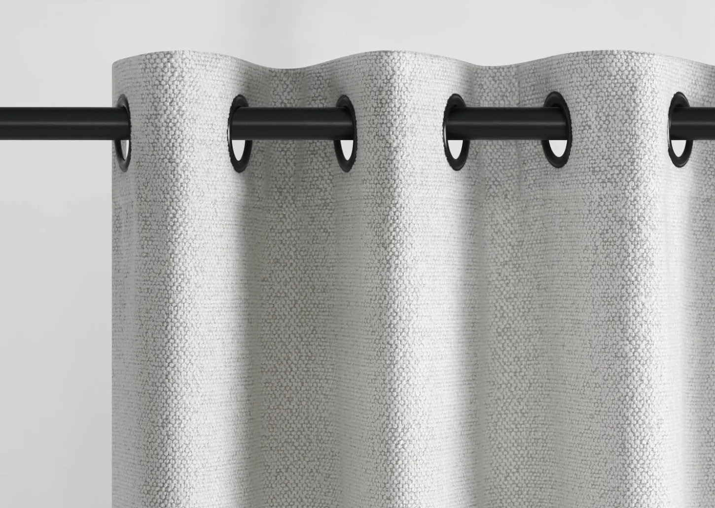 Harrison Curtain Panel 96" Glacier
