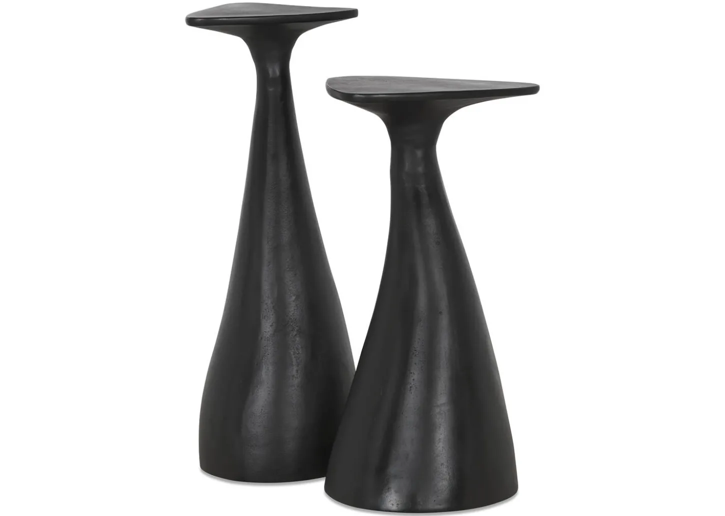 Higgins Recycled Metal Accent Table Tall -Bronze