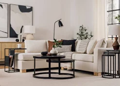 Irwin Recycled Metal Nesting Coffee Table Set