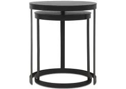 Irwin Recycled Metal Nesting Side Table Set