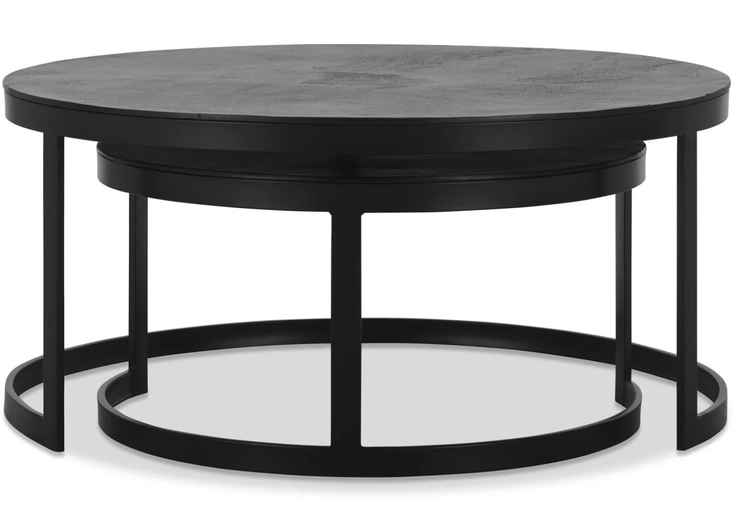 Irwin Recycled Metal Nesting Coffee Table Set