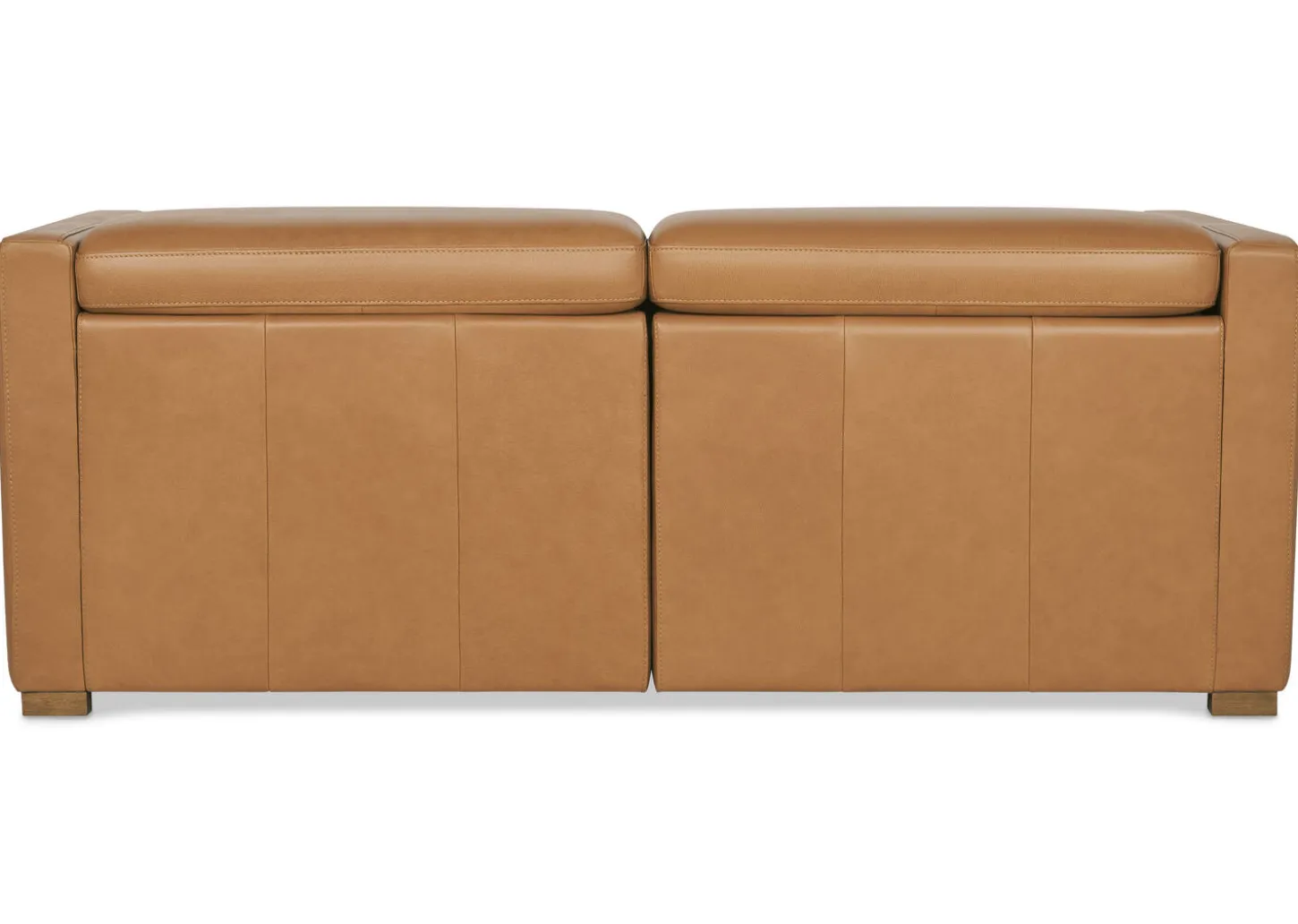 Jaxon Leather Reclining Sofa -Zen Toffee