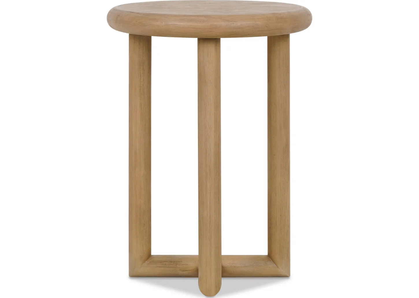 Jayman Round Side Table -Cava Sesame