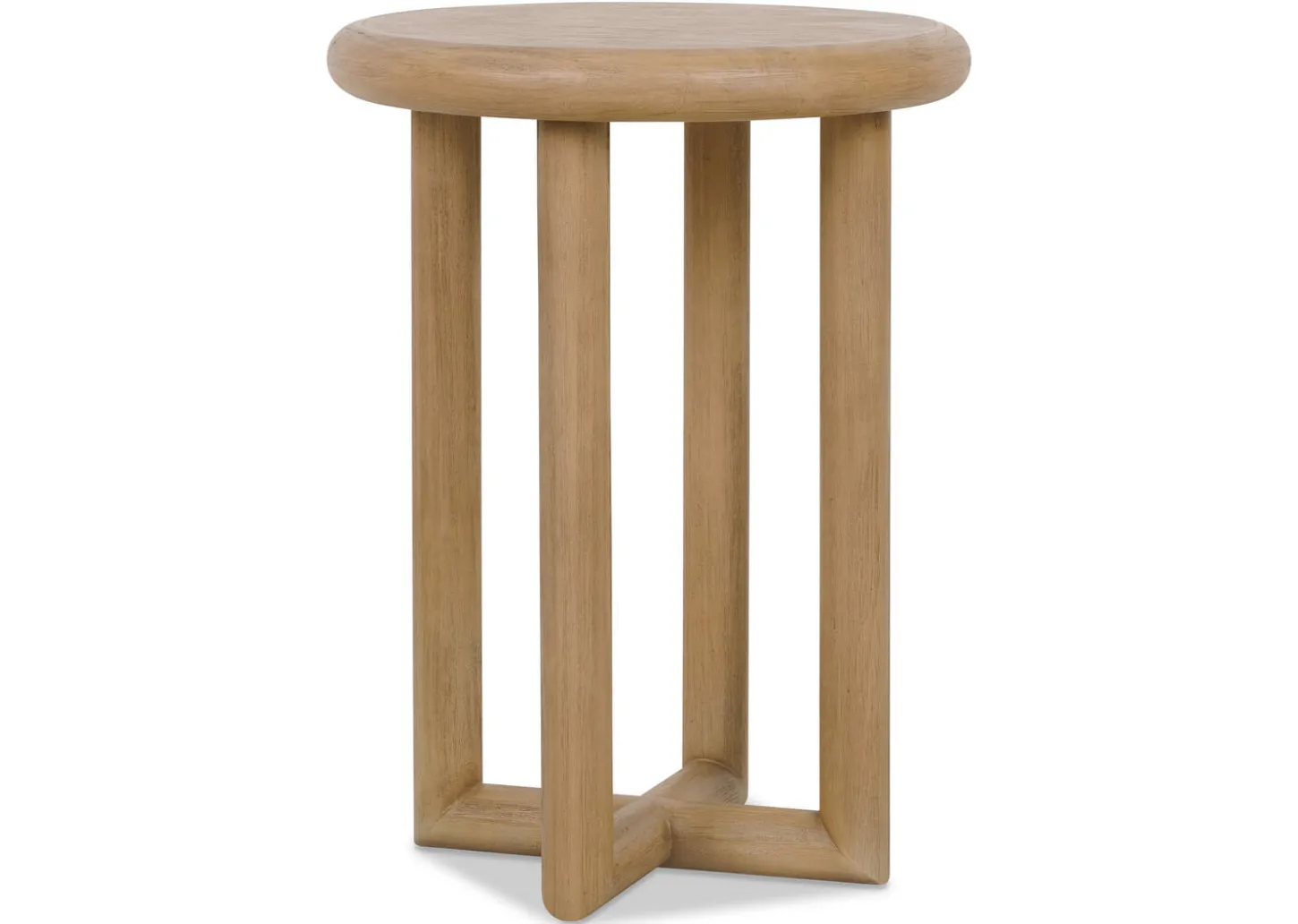 Jayman Round Side Table -Cava Sesame