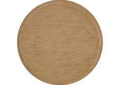 Jayman Round Side Table -Cava Sesame