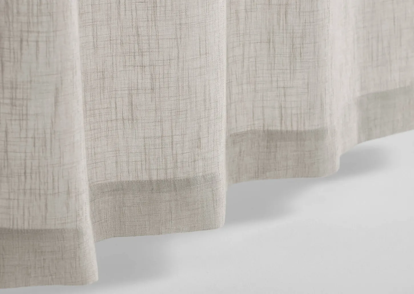 Jeffrey Sheer Curtain Panel 96" Light Grey