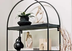 Kamari Reclaimed Wood Bookshelf -Virtuo Caviar