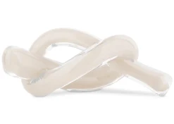Knot Glass Decor Cream
