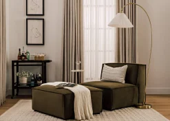 Laroux Recycled Metal Accent Table -Sienna