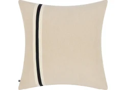 Leslie Cotton Pillow 20x20 Ivory/Black
