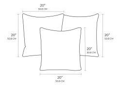 Light Blue Pillow Set