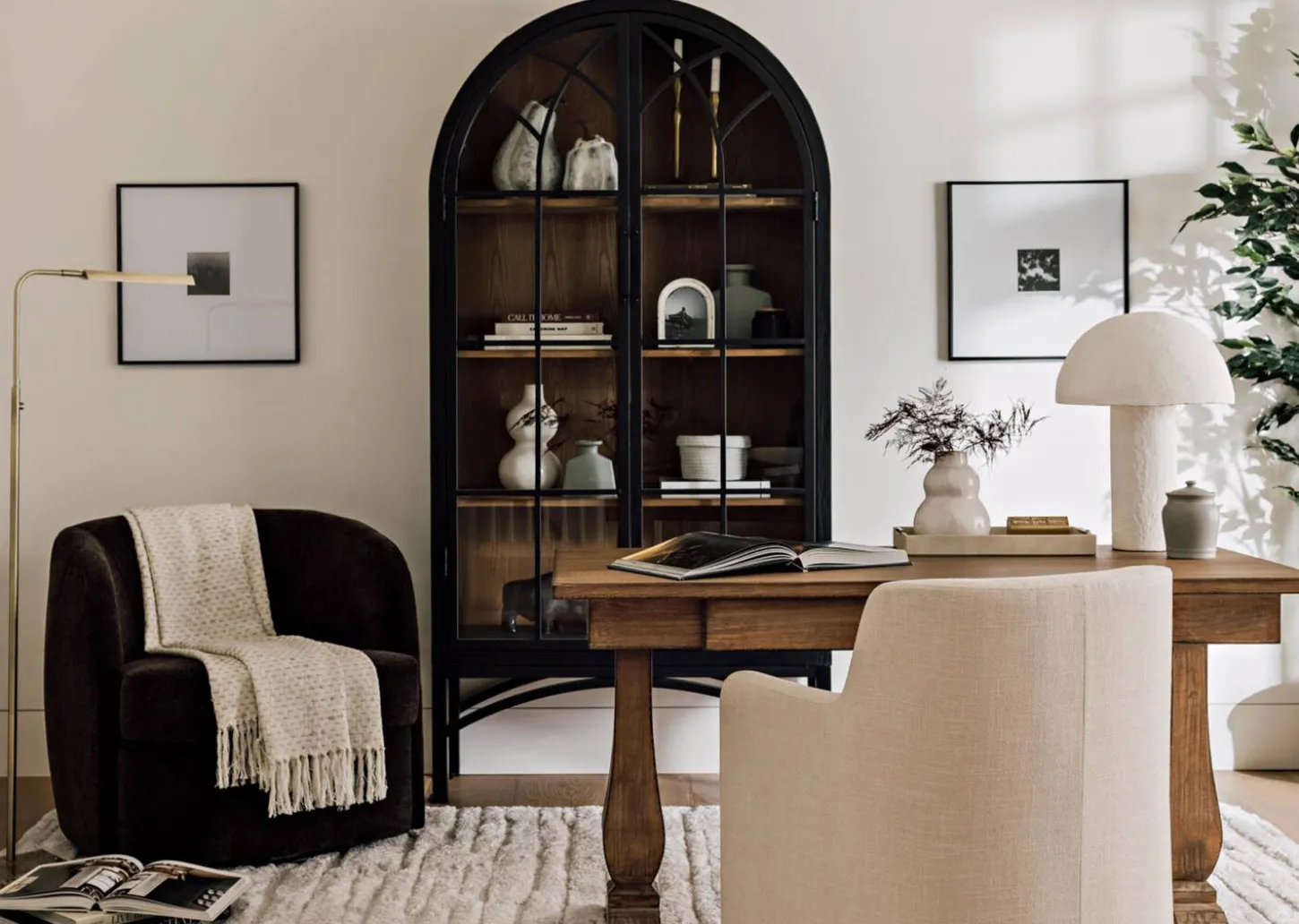 Lilibet Reclaimed Wood Cabinet -Mannor Black