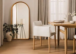 Magda Oak Leaner Mirror Arch
