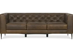 Marcello Leather Sofa -Waco Tobacco