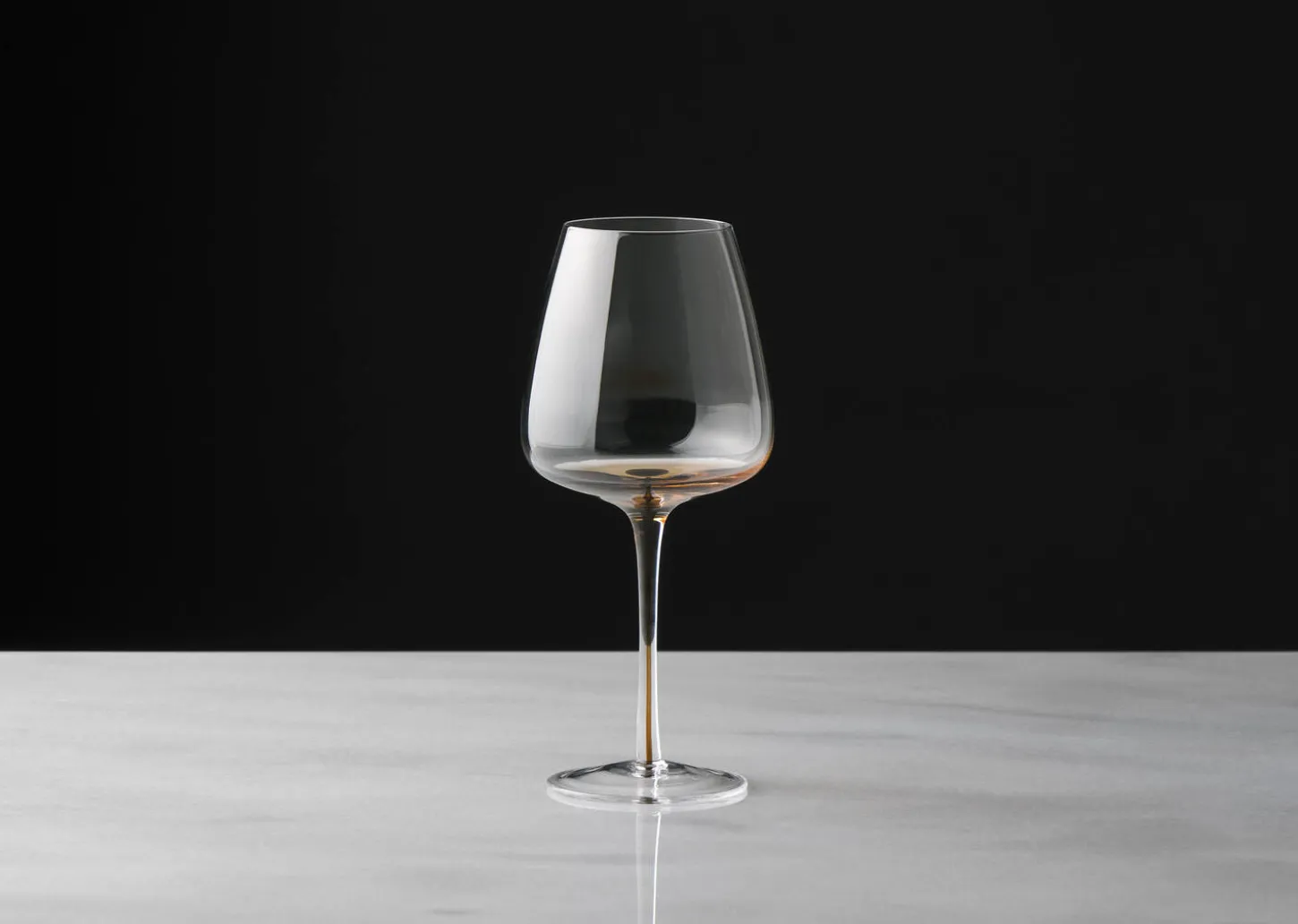 Maris Wine Glass Clear/Amber