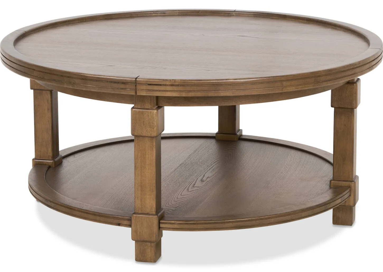 Merrin Round Coffee Table -Larke Brandy