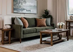 Merrin Round Side Table -Larke Brandy