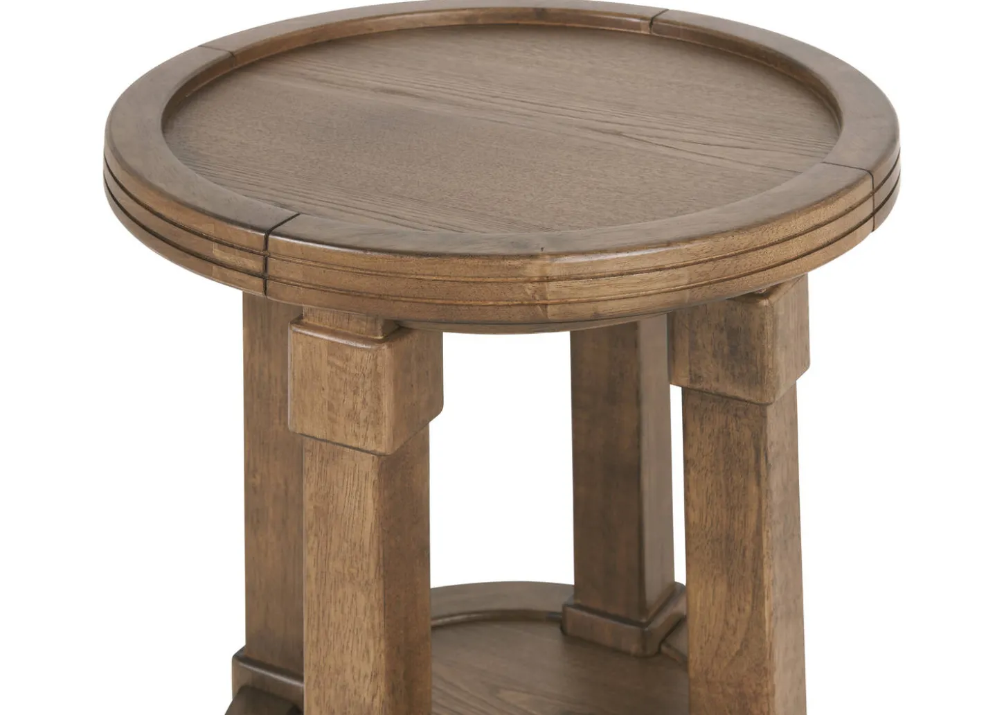 Merrin Round Side Table -Larke Brandy