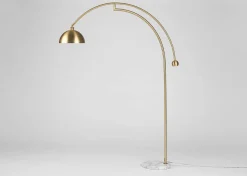Muse Arc Floor Lamp Brass